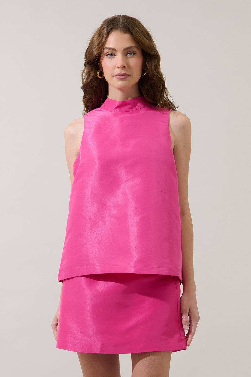 Hestia Crop Top Taffeta